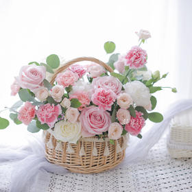 《温馨时光》-手提花篮