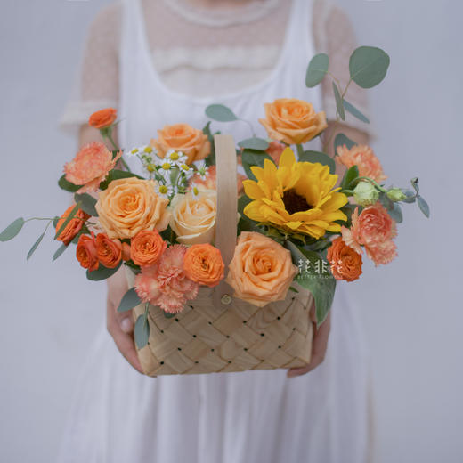《宠爱》-鲜花小提篮 商品图2