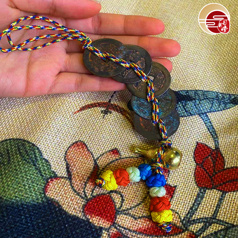 仿古朱砂五帝钱葫芦    白玉葫芦五帝钱     翠玉葫芦五帝钱