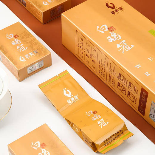 武夷星竖条装白鸡冠四大名枞特级乌龙茶武夷名枞茶叶108g浓香型茶 商品图3