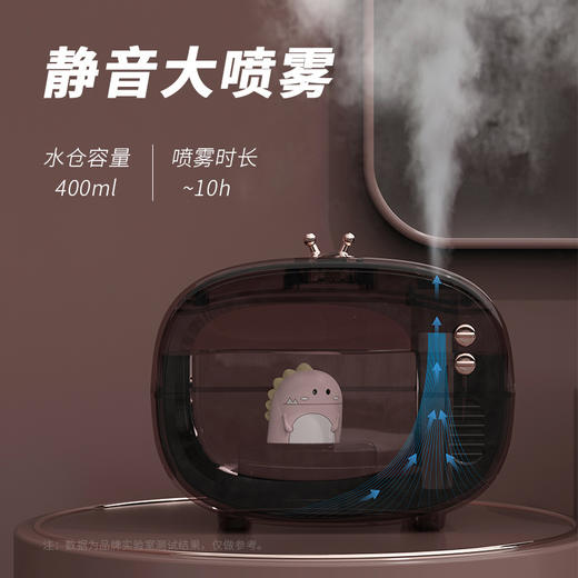 【萌宠电视机加湿器】家用迷你喷雾卧室创意补水仪 可爱宿舍桌面加湿器 商品图2