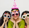 粉色派酷眼镜+粉色绒球帽组合（各一个） 商品缩略图3