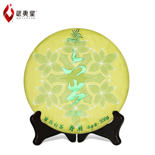 武夷星六出3180寿眉饼装350g福建福鼎白茶茶叶老白茶自饮寿眉茶 商品图1