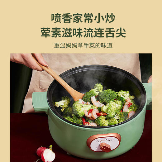 【迈卡罗】迈卡罗多功能电火锅多用途锅年货价锅不粘锅电煮锅3L电火锅MC-HG316 商品图2