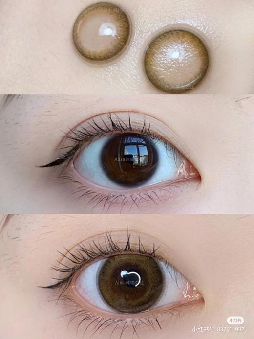 【小红书推荐款】hymora 小红书推荐款-梨香褐，年抛/直径14.5/着色13.6，138/副，198/两副，238/三副，最高度数有1000度，（更多款式下拉链接查看商品详情任选） 商品图5