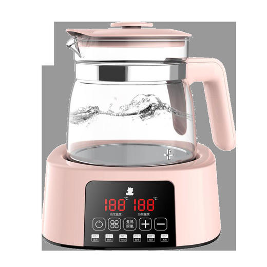 小白熊恒温调奶器婴儿泡奶粉机温奶器智能烧热水壶玻璃HL-0916 商品图4