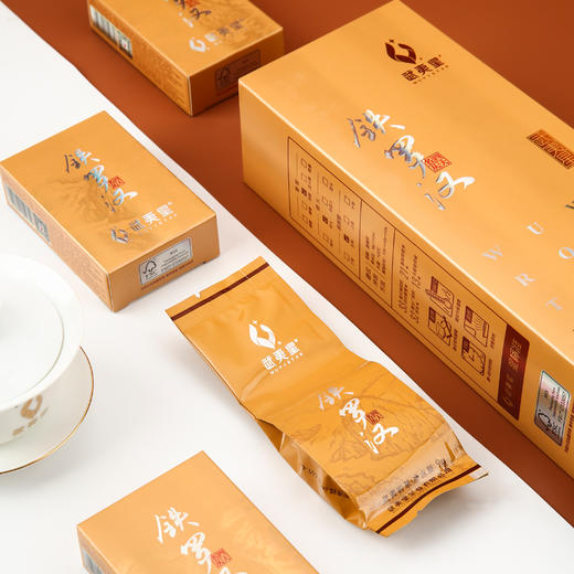 武夷星竖条装铁罗汉108g武夷名枞武夷岩茶特级乌龙茶武夷山茶叶 商品图2