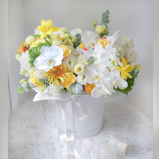 《甜蜜心事》-蝴蝶兰抱抱桶 商品图2