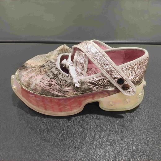 lFGJ 4838春季松糕鞋网红潮个性包头凉鞋时尚厚底老爹鞋 商品图3