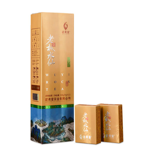 武夷星老枞水仙竖条装108g武夷山武夷岩茶乌龙茶特级茶叶浓香型 商品图0