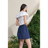 【小洋苏茜】嘭嘭显瘦高腰牛仔花苞半裙/00085A 商品缩略图3