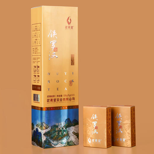 武夷星竖条装铁罗汉108g武夷名枞武夷岩茶特级乌龙茶武夷山茶叶 商品图4
