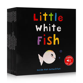 【宝莉爹书单】Little White Fish 小白鱼8册 英文原版获奖绘本 比利时国宝级大师 【2-6岁适读，送音频】