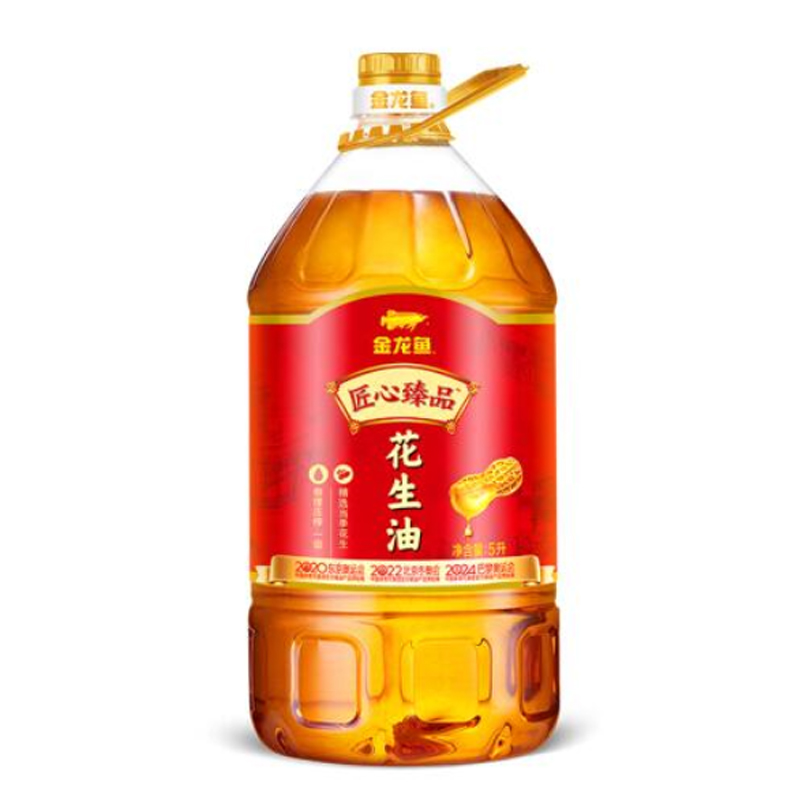 【疫情管控地区停发】金龙鱼匠心臻品花生油5L