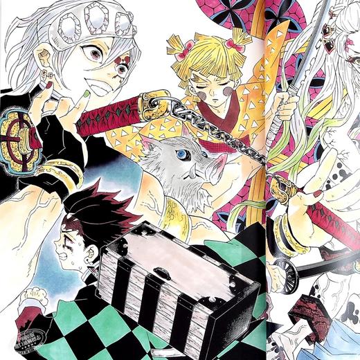 预售 【中商原版】鬼灭之刃 吾峠呼世晴画集 几星霜 日文原版 鬼滅の刃 吾峠呼世晴画集 幾星霜 商品图4