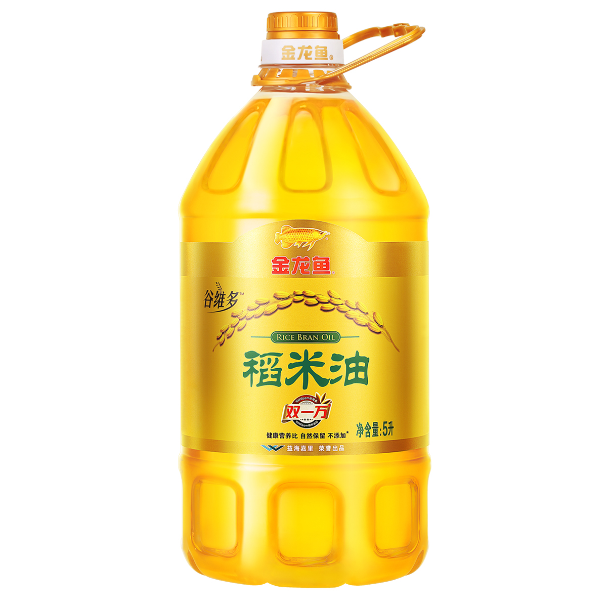 【疫情管控地区停发】金龙鱼双一万稻米油5L