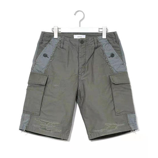 FACETASM Repaired Shorts 拼接面料破坏工装短裤 日本制 商品图0