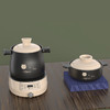【小程序】小熊电砂锅煲汤锅电炖锅电炖盅养生锅 炖汤锅 煮粥锅 焖锅 分体式陶瓷双锅2L+4L DSG-B40J3 商品缩略图2