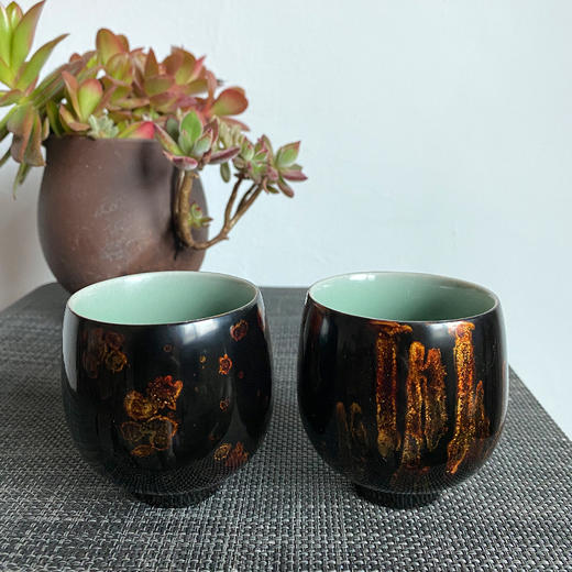 大漆青瓷手握杯 商品图0