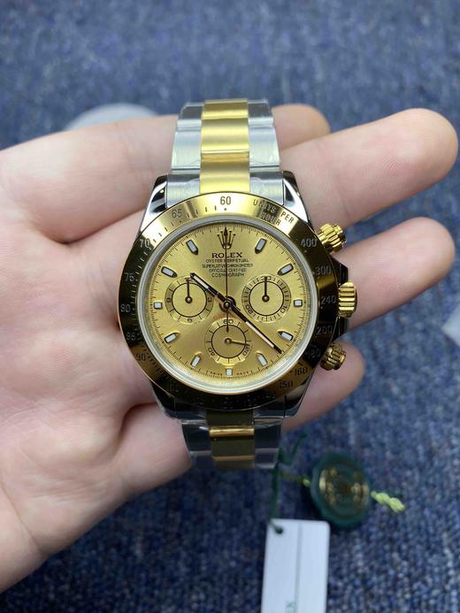 ROLEX劳力士 宇宙计时型 迪通拿金面间金款 改装Cal.4130自动机械计时机芯 商品图1