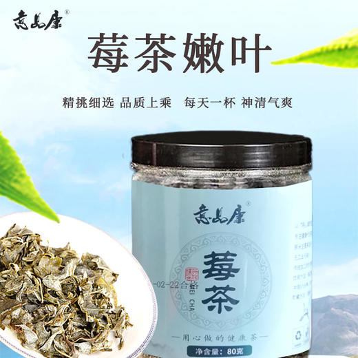 【莓茶嫩叶舒咽好茶】张家界莓茶野生品质人工去杂颜色纯正味道甘醇润喉解渴分量足莓茶嫩叶 商品图0