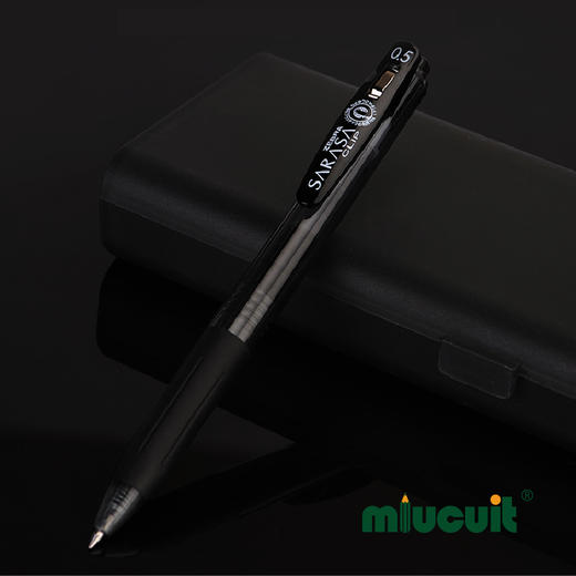 日本ZEBRA斑马JJ15限定迷雾黑武士学生按动考试中性水笔0.5mm 商品图3