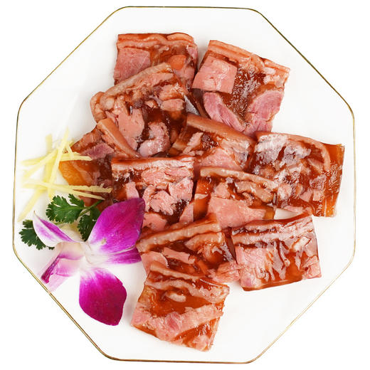 老汤水晶肴肉385克/袋  猪皮冻 肴蹄 新鲜 真空 酱卤肉 凉菜 熟食 商品图3