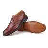 断码特价45码——英国原产翼型雕花布洛克男士牛津正装鞋Harrold 哈罗德--红棕色 商品缩略图9