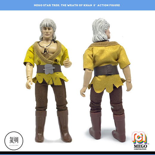 现货 Mego 星际迷航2 StarTrek 可汗之怒 斯波克 8英寸 商品图4