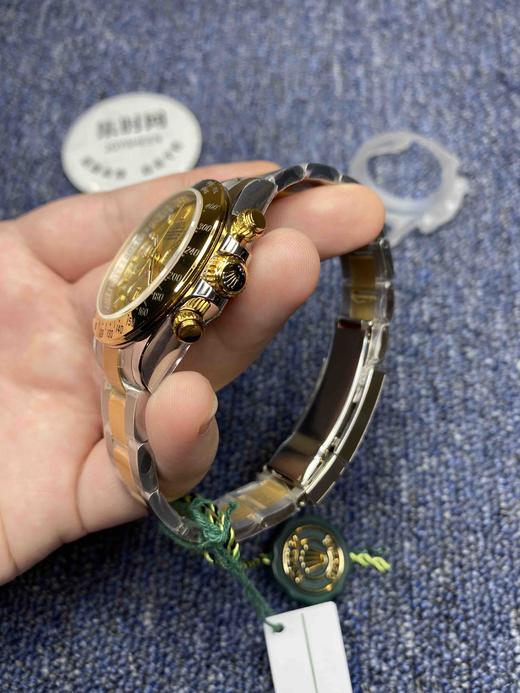 ROLEX劳力士 宇宙计时型 迪通拿金面间金款 改装Cal.4130自动机械计时机芯 商品图3