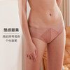 HSIA遐性感内裤女纯棉底裆超薄款透气网纱绑带睫毛蕾丝中腰平角裤 商品缩略图2
