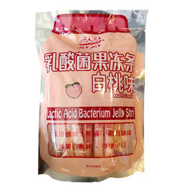 晶晶白桃味乳酸菌果冻条390g