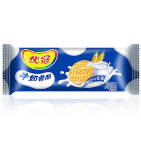 优冠牛奶香脆酥性饼干纯正牛奶味100g