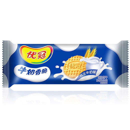 优冠牛奶香脆酥性饼干纯正牛奶味100g 商品图0
