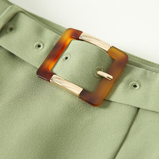 EITIE爱特爱纯色收腰A字显瘦半裙6506209半裙 商品图6