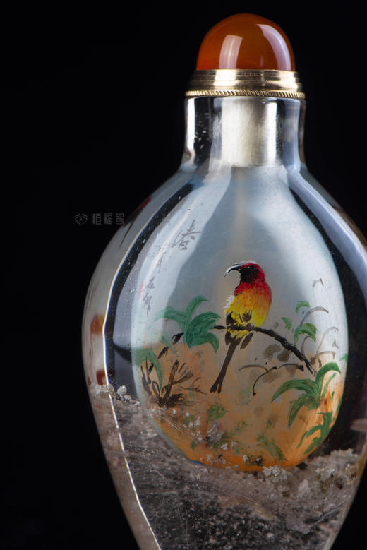 【春】水晶内画鼻烟壶-ZX2103120 商品图1