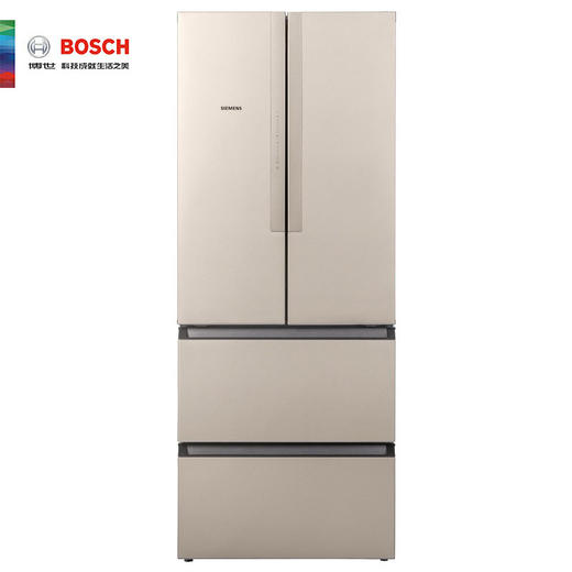 博世（Bosch）484升 多门冰箱 混合冷动力 玻璃门 KME48S68TI 曲奇色 商品图0