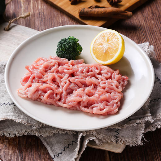 【赠送梅花肉丝100克】家佳康亚麻籽猪肉瘦肉丝200克 商品图2