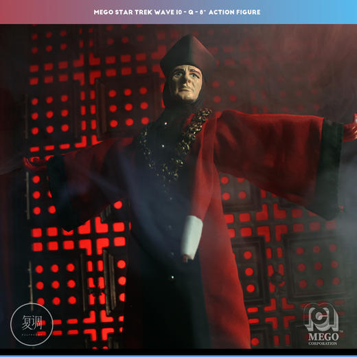 现货 Mego 星际迷航 下一代 TNG 8英寸 挂卡 可动人偶 商品图2