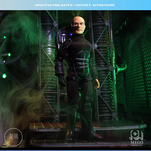 现货 Mego 星际迷航 下一代 TNG 8英寸 挂卡 可动人偶 商品图1