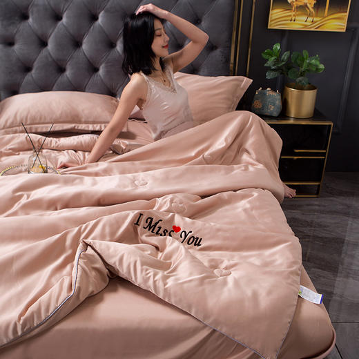 惠慈家居 水洗真丝夏凉被 丝滑触感 冰感舒适夏凉被 商品图3