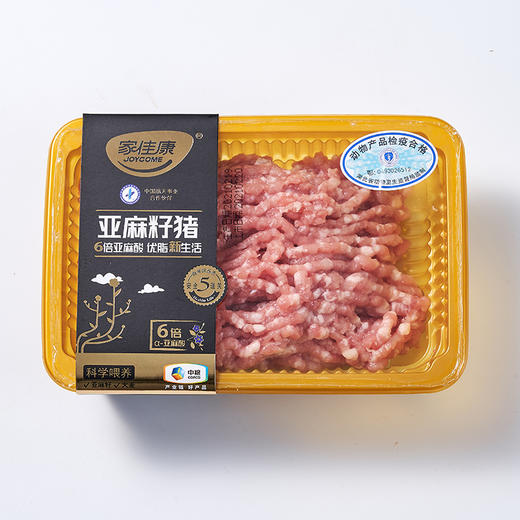 【赠送梅花肉丝100克】家佳康亚麻籽猪肉肉糜（8:2）240克 商品图0