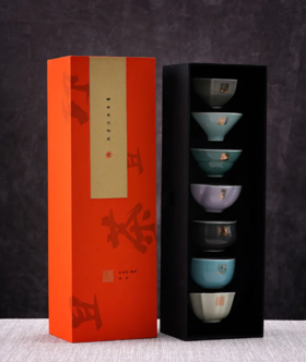 西泠印社 且茶且印▪社长杯茶杯套装礼盒