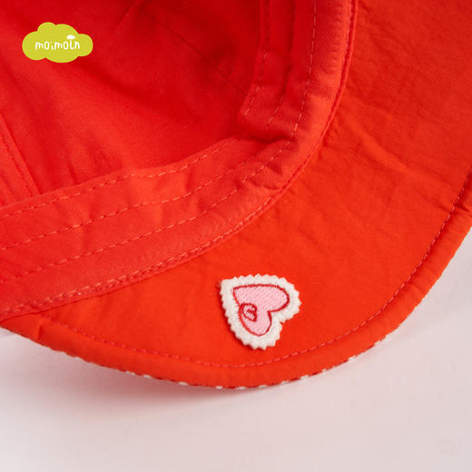 moimoln小云朵童装夏季新款女宝帽子可爱鸭舌帽格纹儿童圆顶帽LPM1IACA04 商品图2