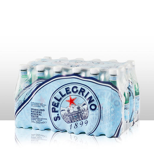 意大利进口圣培露 500ml*24瓶 含气天然气泡水 矿物质水 饮用水 整箱 商品图2