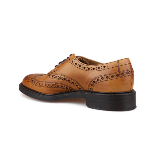 限时特价——英国原产翼型雕花布洛克男士牛津正装鞋Harrold 哈罗德-黄褐色 商品图2