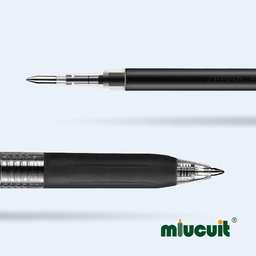 日本ZEBRA斑马JJ15限定迷雾黑武士学生按动考试中性水笔0.5mm 商品图2