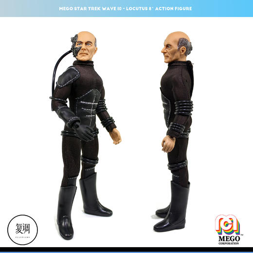 现货 Mego 星际迷航 下一代 TNG 8英寸 挂卡 可动人偶 商品图6
