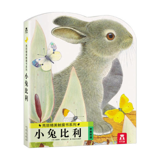 亮丽精美触摸书 V3-1小兔比利 0-3岁 婴儿书撕不烂感官刺激触感玩具立体书 商品图0