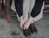 DIU棕/灰/驼/黑牛皮手工鞋 商品缩略图5